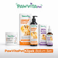 PawVitaPet Köpek Bakım Seti, Diş Sağlığı - Deri & Tüy Desteği - Omega Gücü Hepsi Bir Arada Günlük Tam Bakım Paketi 🐾